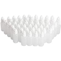 50 botellas de plástico vacías de 5 ml (gotas de tapón pueden extraíble) botella de plástico portátil con cuentagotas…